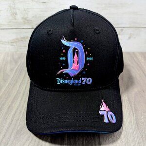 NEW 2025 Disneyland Resort 70th Anniversary Celebration D Baseball Cap Adult